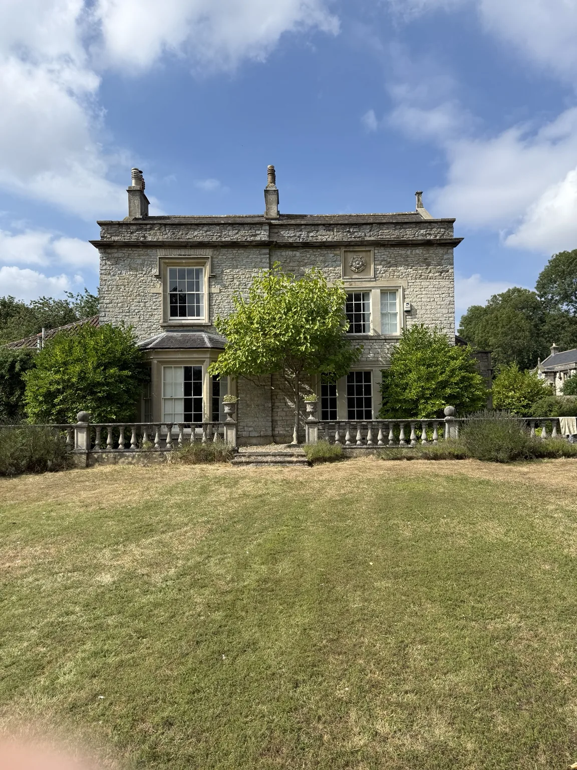 Exterior of the Grade II listed period property in Bath featured in our flagship case study